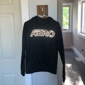 Black athletic Aeropostale hoodie